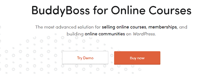 buddyboss for online courses