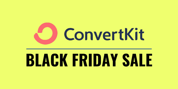 convertkit black friday cyber monday 2020 sale