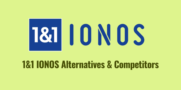 1&1 IONOS hosting alternatives competitors