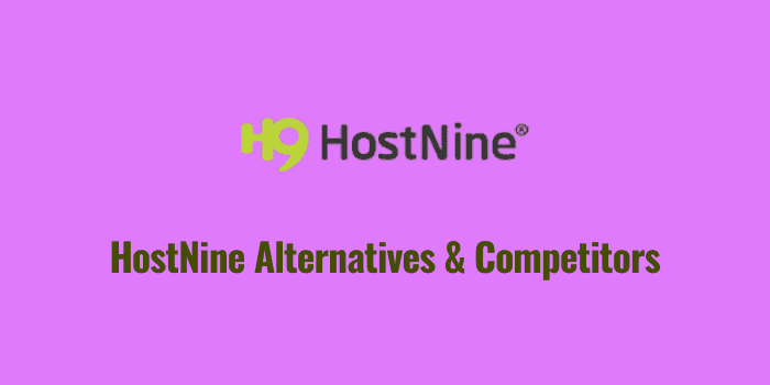 hostnine alternatives and competitors